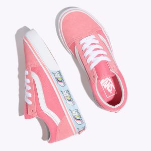 Vans Kiz Çocuk Spor Ayakkabı Unicorn Old Skool Pembe/Beyaz | 77917-844